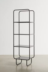 Alana Black Narrow Bookcase