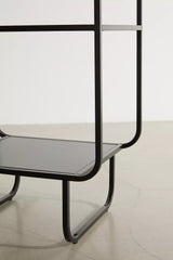 Alana Black Narrow Bookcase