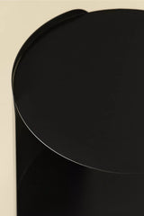Pollie Black Side Table- Matt Black