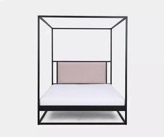 Casa Verde Iron Canopy Bed