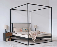 Casa Verde Iron Canopy Bed