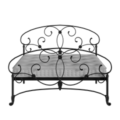 Marcelline Iron Bed