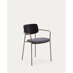 Maureen Brass Finish Dining Chair