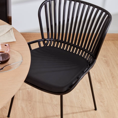 Surpik Black Finish Dining Chair