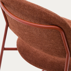Meli terracotta Finish Dining Chair