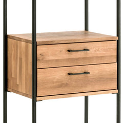 Industrial Iron Wood Bookshelf