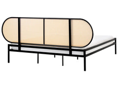 Aurelia Rattan Iron Bed