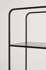 Alana Black Narrow Bookcase