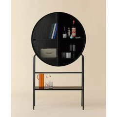 Lucy Storage Bar Cabinet - Matt Black