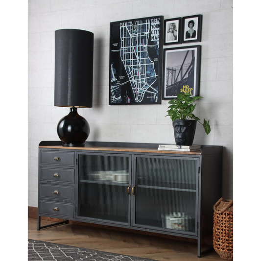 Vintage Industrial Style Sideboard