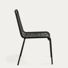 Lambton Roping Black Finish Dining Chair