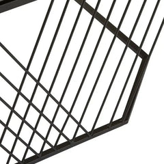 Amster Natural Wood Iron Coffee Table