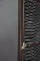 Industrial Mesh Cupboard - Grey
