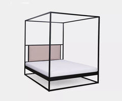Casa Verde Iron Canopy Bed