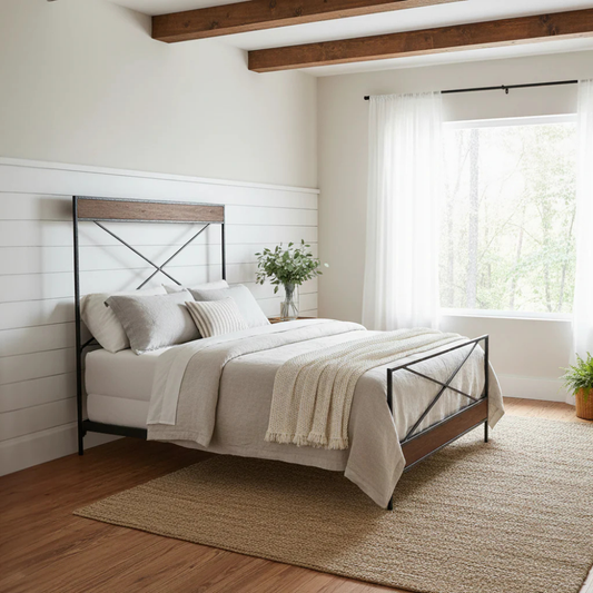 Windwood Hand-Forged Iron Bed