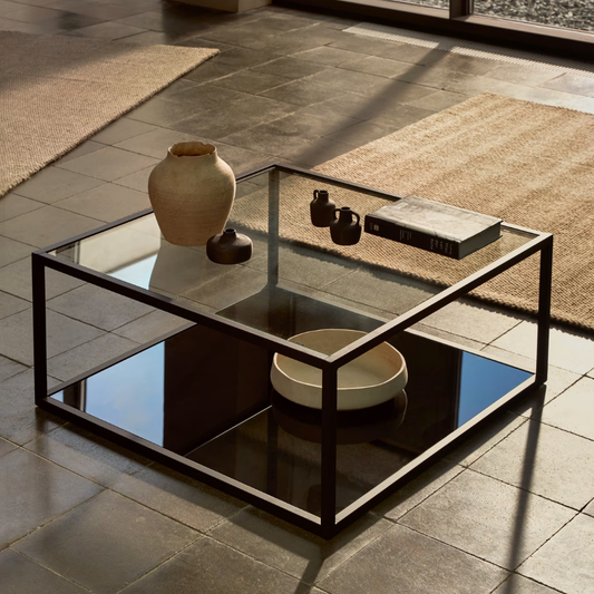 Blackhill Iron Glass Coffee Table