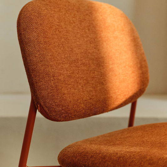 Meli terracotta Finish Dining Chair