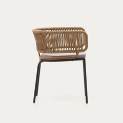 Nadin Roping Beige Finish Dining Chair