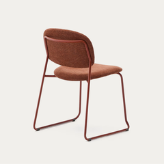 Meli terracotta Finish Dining Chair