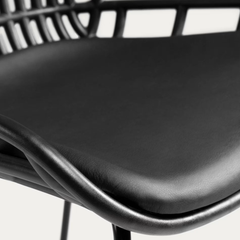 Surpik Black Finish Dining Chair