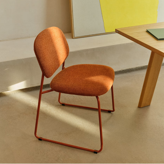 Meli terracotta Finish Dining Chair