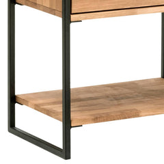 Industrial Iron Wood Bookshelf