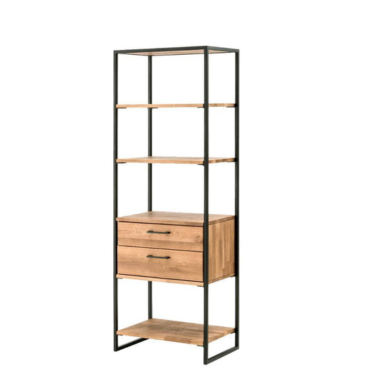 Industrial Iron Wood Bookshelf