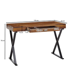 Industrial Jones Wood Study Table