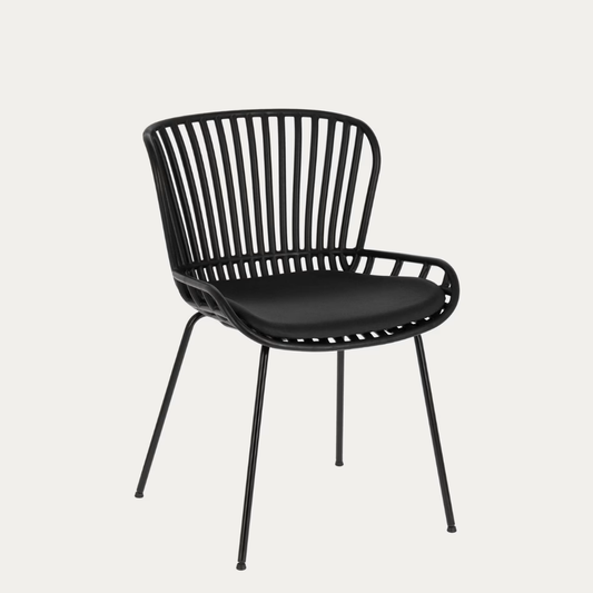 Surpik Black Finish Dining Chair