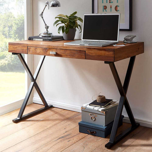 Industrial Jones Wood Study Table