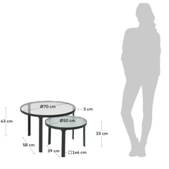 Oni Coffee Nesting Table Set