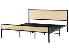 Vinecraft Rattan Iron Bed