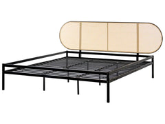 Aurelia Rattan Iron Bed